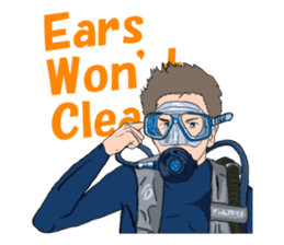 SCUBA Diving Hand Signals sticker #5668758