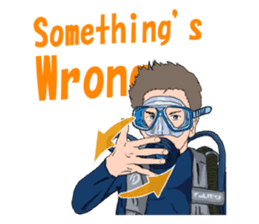 SCUBA Diving Hand Signals sticker #5668760