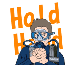 SCUBA Diving Hand Signals sticker #5668762