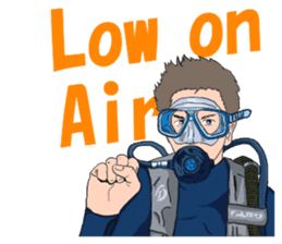 SCUBA Diving Hand Signals sticker #5668764