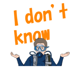 SCUBA Diving Hand Signals sticker #5668768