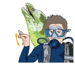SCUBA Diving Hand Signals sticker #5668770