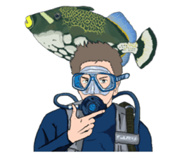 SCUBA Diving Hand Signals sticker #5668773