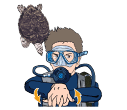 SCUBA Diving Hand Signals sticker #5668775