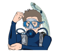 SCUBA Diving Hand Signals sticker #5668776