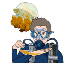 SCUBA Diving Hand Signals sticker #5668779