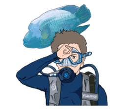 SCUBA Diving Hand Signals sticker #5668783