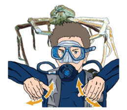 SCUBA Diving Hand Signals sticker #5668786