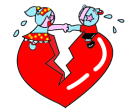 Tari and Nyan'na 1950's5 sticker #5669529