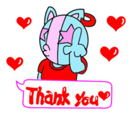 Tari and Nyan'na 1950's5 sticker #5669532