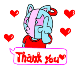 Tari and Nyan'na 1950's5 sticker #5669532