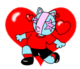 Tari and Nyan'na 1950's5 sticker #5669545