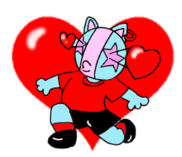 Tari and Nyan'na 1950's5 sticker #5669545