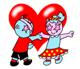 Tari and Nyan'na 1950's5 sticker #5669546