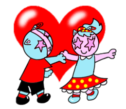 Tari and Nyan'na 1950's5 sticker #5669546