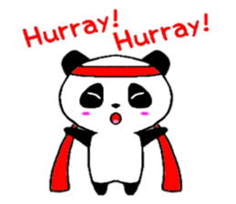 Cheer panda (english version) sticker #5670164