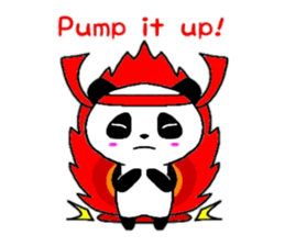Cheer panda (english version) sticker #5670166