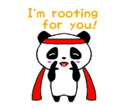 Cheer panda (english version) sticker #5670167