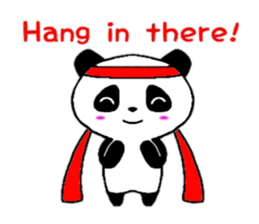 Cheer panda (english version) sticker #5670173