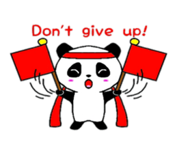 Cheer panda (english version) sticker #5670178