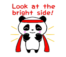 Cheer panda (english version) sticker #5670185