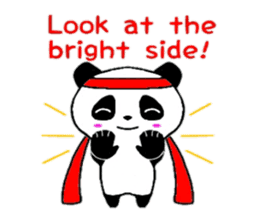 Cheer panda (english version) sticker #5670185