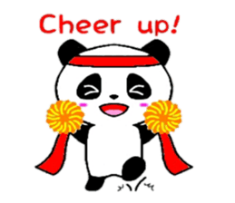 Cheer panda (english version) sticker #5670186