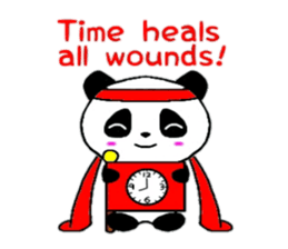 Cheer panda (english version) sticker #5670187