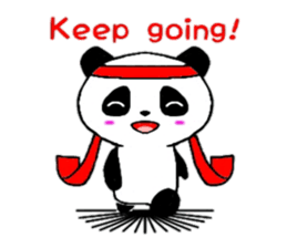 Cheer panda (english version) sticker #5670190