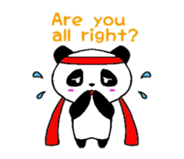 Cheer panda (english version) sticker #5670191