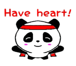 Cheer panda (english version) sticker #5670194