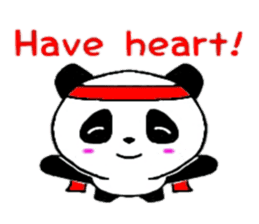 Cheer panda (english version) sticker #5670194