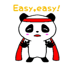 Cheer panda (english version) sticker #5670195