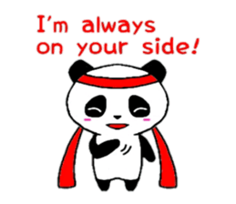 Cheer panda (english version) sticker #5670202