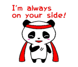 Cheer panda (english version) sticker #5670202