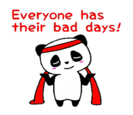 Cheer panda (english version) sticker #5670203