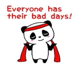 Cheer panda (english version) sticker #5670203