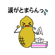 A day in the living of peanut sticker #5670431