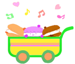 Pretty macaroons sticker #5671732
