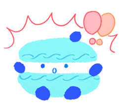 Pretty macaroons sticker #5671737