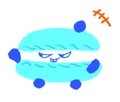 Pretty macaroons sticker #5671738