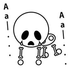 Gabuji the Skeleton English sticker #5672051