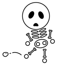 Gabuji the Skeleton English sticker #5672056