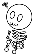 Gabuji the Skeleton English sticker #5672064