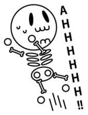 Gabuji the Skeleton English sticker #5672072