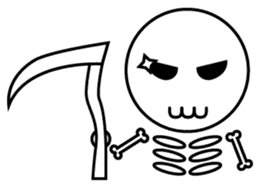 Gabuji the Skeleton English sticker #5672073