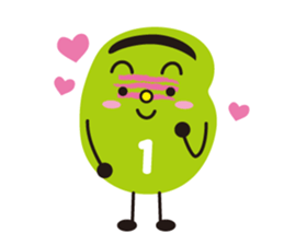 3 broad beans sticker 2(English) sticker #5672084