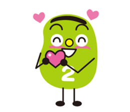 3 broad beans sticker 2(English) sticker #5672085