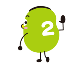 3 broad beans sticker 2(English) sticker #5672112
