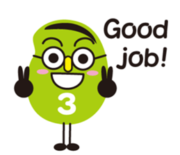 3 broad beans sticker 2(English) sticker #5672119